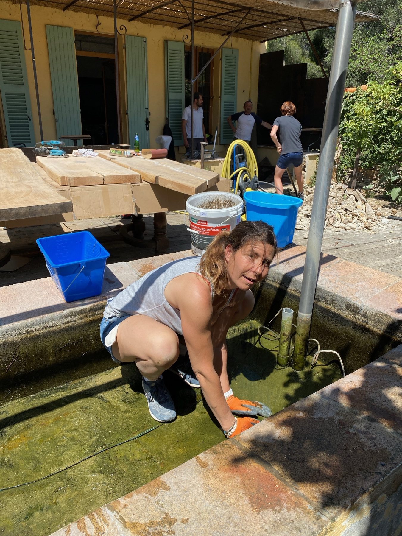 Travaux de rénovation du Lavoir Saint Clair, photo 8
