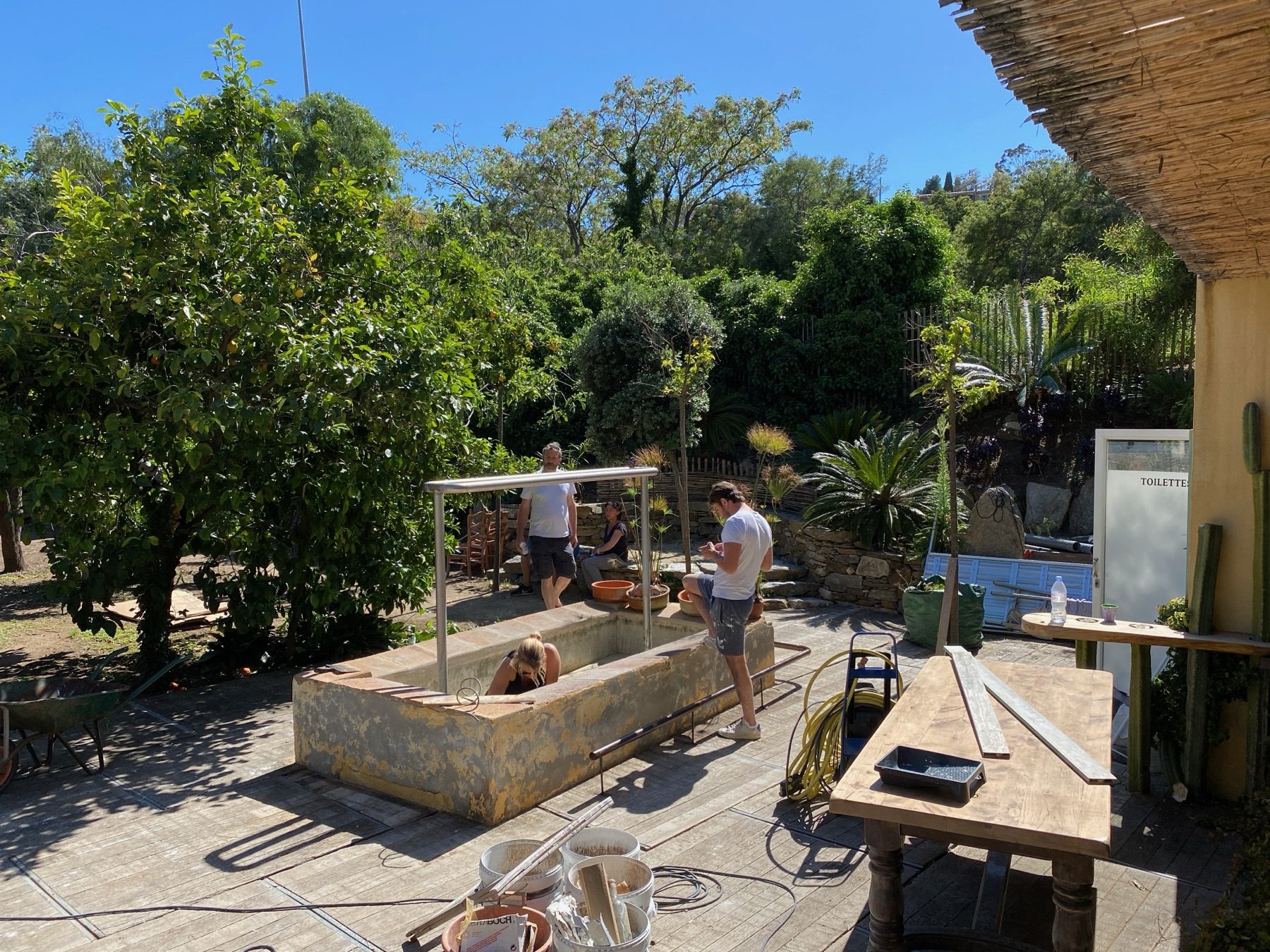 Travaux de rénovation du Lavoir Saint Clair, photo 30